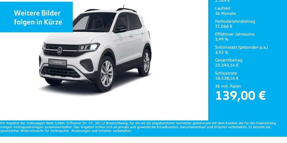 VW T-Cross 19.588 km 23.255 &euro; Bergkamen 59192