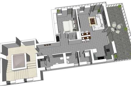 Wohnung Dortmund - 2.5 Zimmer, 87 m&sup2;, 1.220&euro; | Angebot:27500381