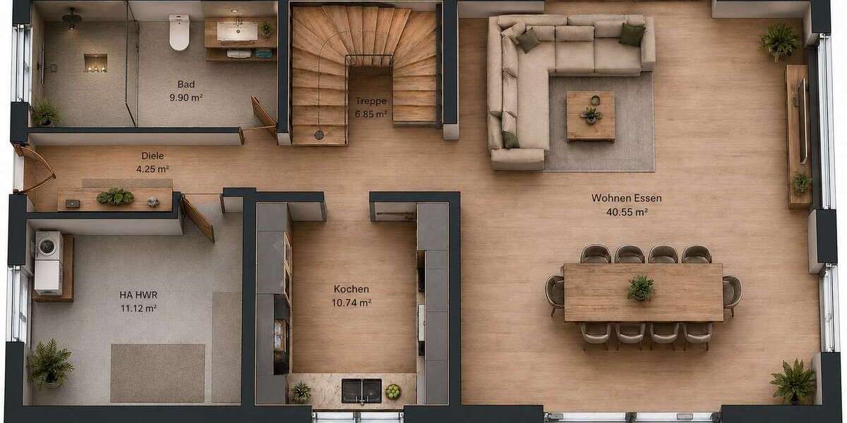 Einfamilienhaus Bochum Bochum-Südwest - 6 Zimmer, 200 m&sup2;, 1.260.000&euro; | Angebot:26961116