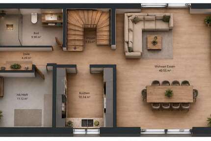 Haus Bochum Bochum-Südwest - 6 Zimmer, 200 m&sup2;, 1.260.000&euro; | Angebot:26961116
