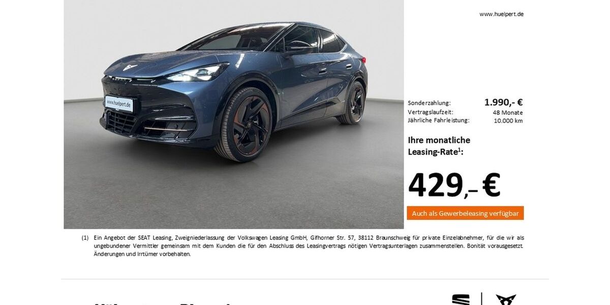 Cupra Tavascan 1.716 km 44.778 &euro; Dortmund 44269