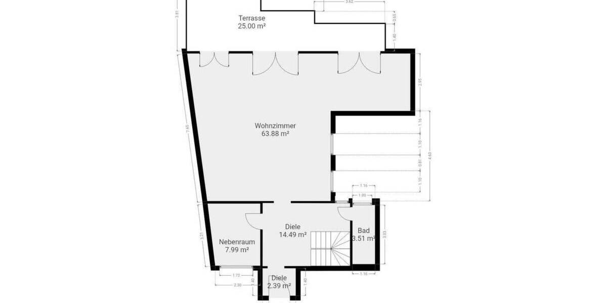Etagenwohnung Bochum Gerthe - 7 Zimmer, 172 m&sup2;, 400.000&euro; | Angebot:24820654