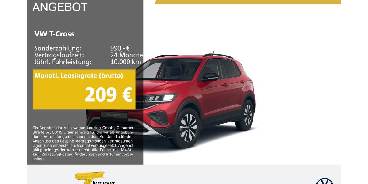VW T-Cross 5.286 km 21.690 &euro; Bochum 44892