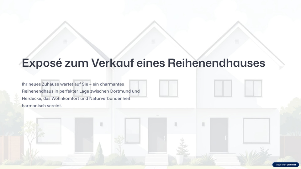 Reihenhaus Herdecke - 4 Zimmer, 122 m&sup2;, 415.000&euro; | Angebot:24840823