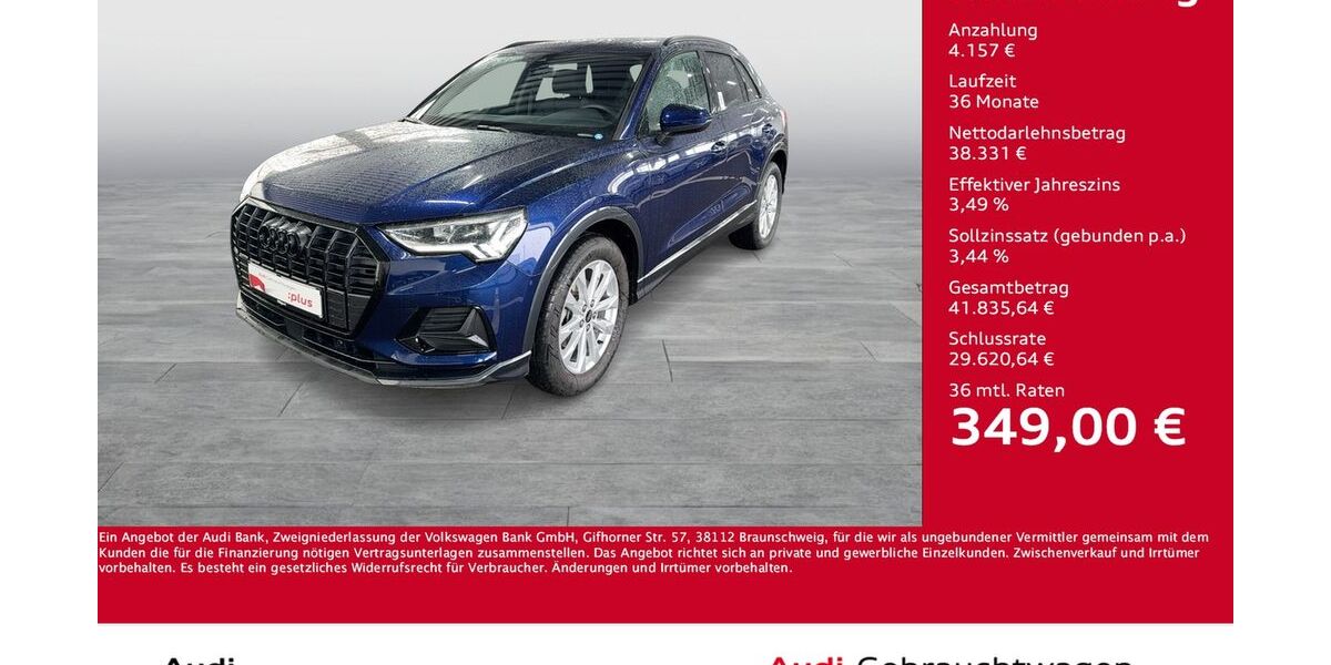 Audi Q3 7.427 km 40.711 &euro; Dortmund 44143