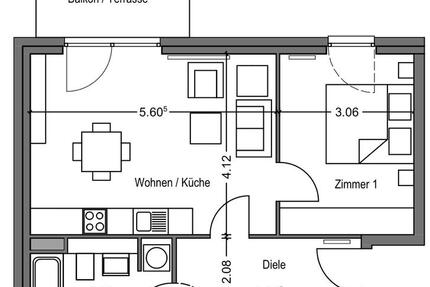 Wohnung Gelsenkirchen Gelsenkirchen-Mitte - 2 Zimmer, 54 m&sup2;, 198.000&euro; | Angebot:26588519