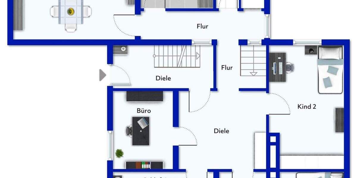 Etagenwohnung Bochum Weitmar - 5 Zimmer, 110 m&sup2;, 264.500&euro; | Angebot:24582228