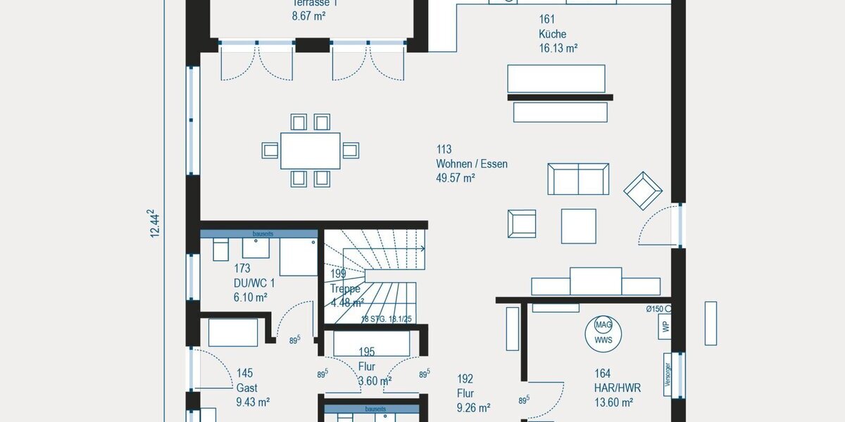 Individuelle Stadtvilla in Lünen - Eleganz trifft auf moderne Effizienz - Villa Lünen | Angebot:27426247
