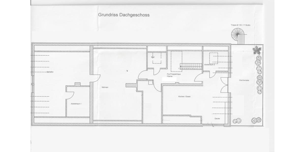 Dachgeschoßwohnung Recklinghausen Grullbad - 3.5 Zimmer, 150 m&sup2;, 995&euro; | Angebot:24382805