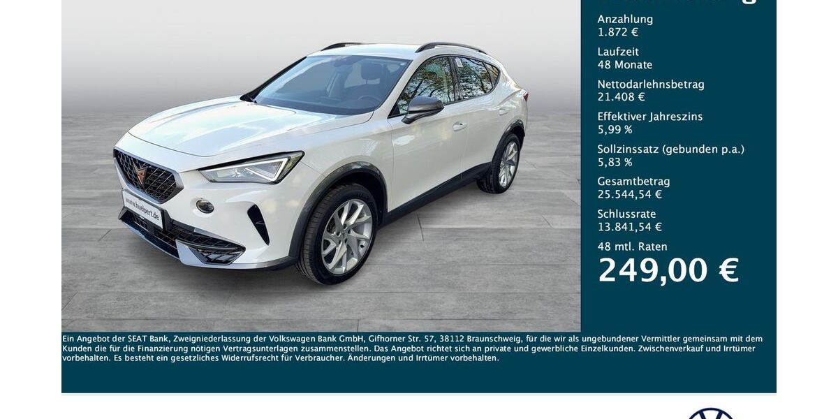 Cupra Formentor 71.386 km 22.680 &euro; Dortmund 44379