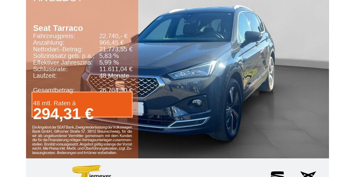 Seat Tarraco 92.633 km 22.740 &euro; Recklinghausen 45663