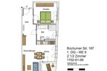 Etagenwohnung Gelsenkirchen Ückendorf - 2 Zimmer, 62 m&sup2;, 359&euro; | Angebot:24807019