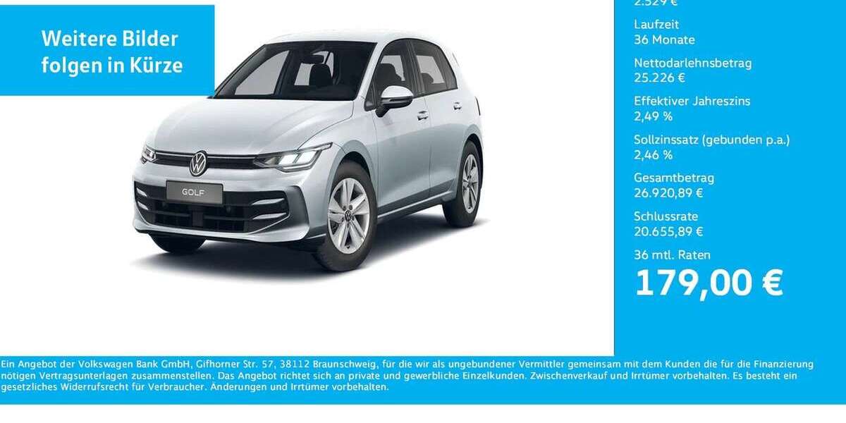 VW Golf 4.912 km 27.755 &euro; Unna 59423