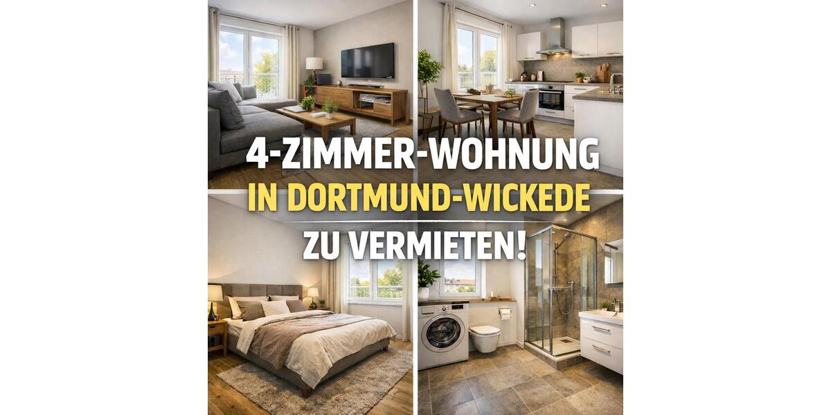 4-Zimmer Wohnung in Dortmund Wickede ab sofort zu vermieten 4 zimmer