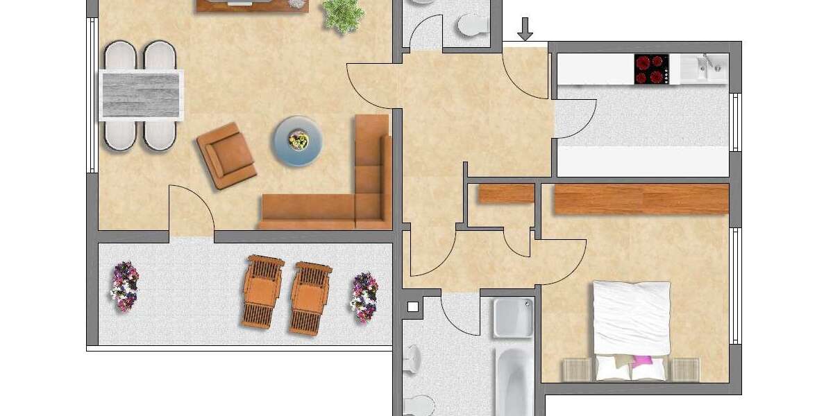 Wohnung zum Kaufen in Dortmund 223.000 € 75 m² 2 zimmer