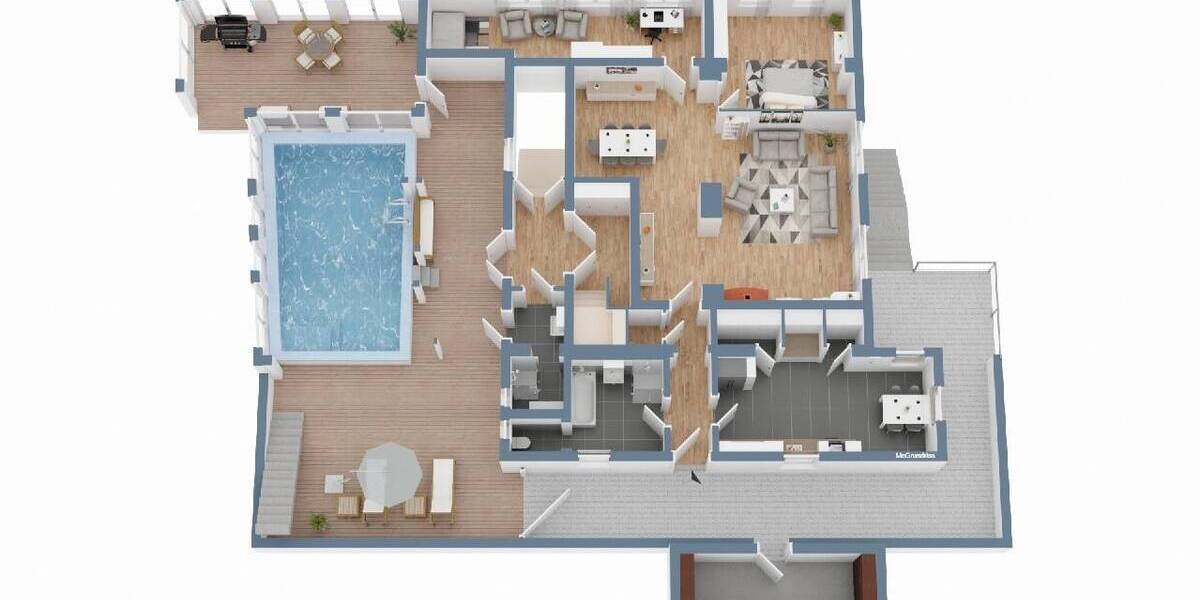 Historisches Herrenhaus im Hagener Süden, aufgeteilt in zwei Eigentumswohnungen 1 zimmer