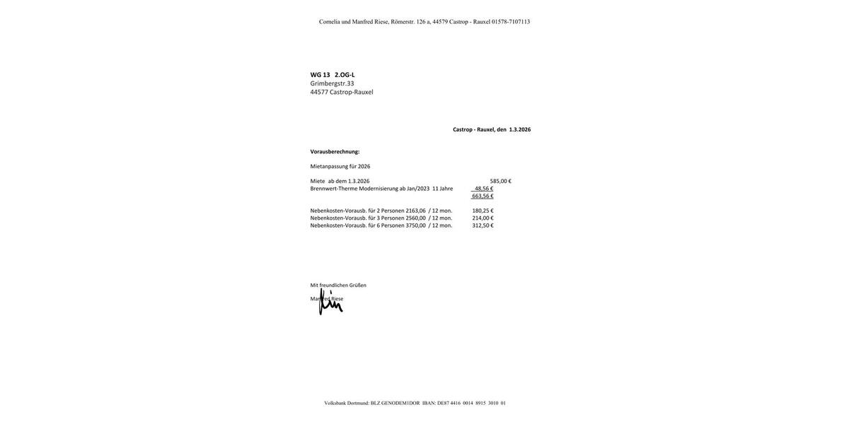 Etagenwohnung Castrop-Rauxel Bladenhorst - 3.5 Zimmer, 90 m&sup2;, 663&euro; | Angebot:24838034