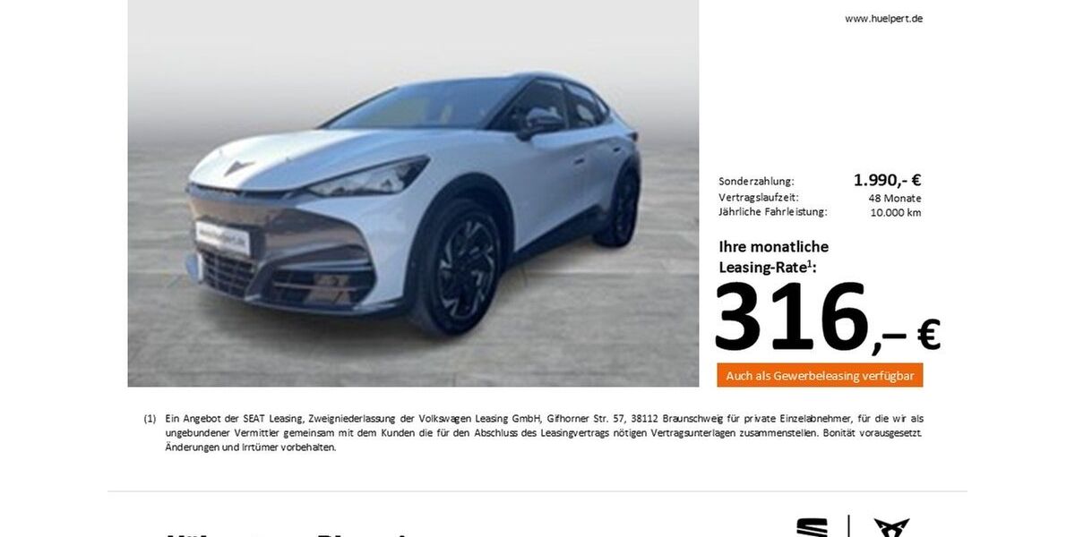 Cupra Tavascan 9.721 km 39.739 &euro; Dortmund 44269