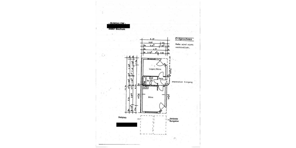 Gewerbeobjekt Bochum Höntrop - 630&euro; | Angebot:25871810