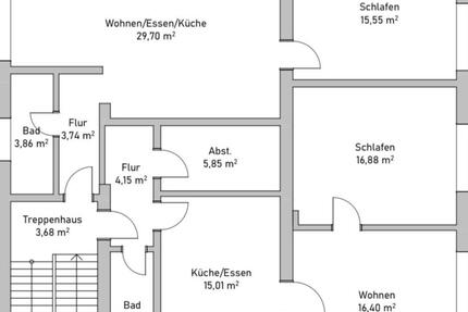 Wohnung Marl Alt-Marl - 5 Zimmer, 115 m&sup2;, 1.200&euro; | Angebot:25402737
