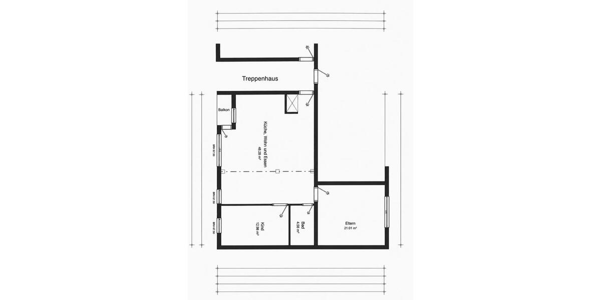 Etagenwohnung Dortmund Aplerbeck - 3 Zimmer, 90 m&sup2;, 259.000&euro; | Angebot:27474960