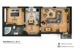 Etagenwohnung Dortmund Huckarde - 2.5 Zimmer, 62 m&sup2;, 149.000&euro; | Angebot:27487025
