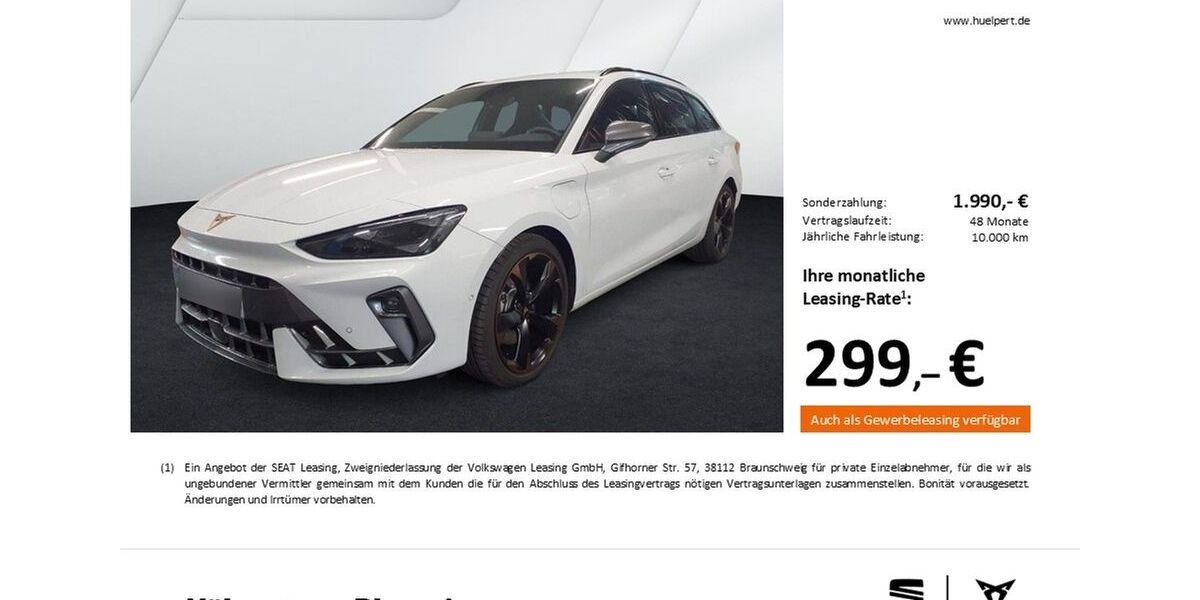 Cupra Leon 8.239 km 34.555 &euro; Dortmund 44269