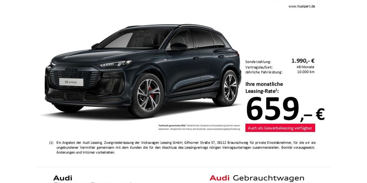 Audi Q6 e-tron 5.921 km 68.822 &euro; Dortmund 44143