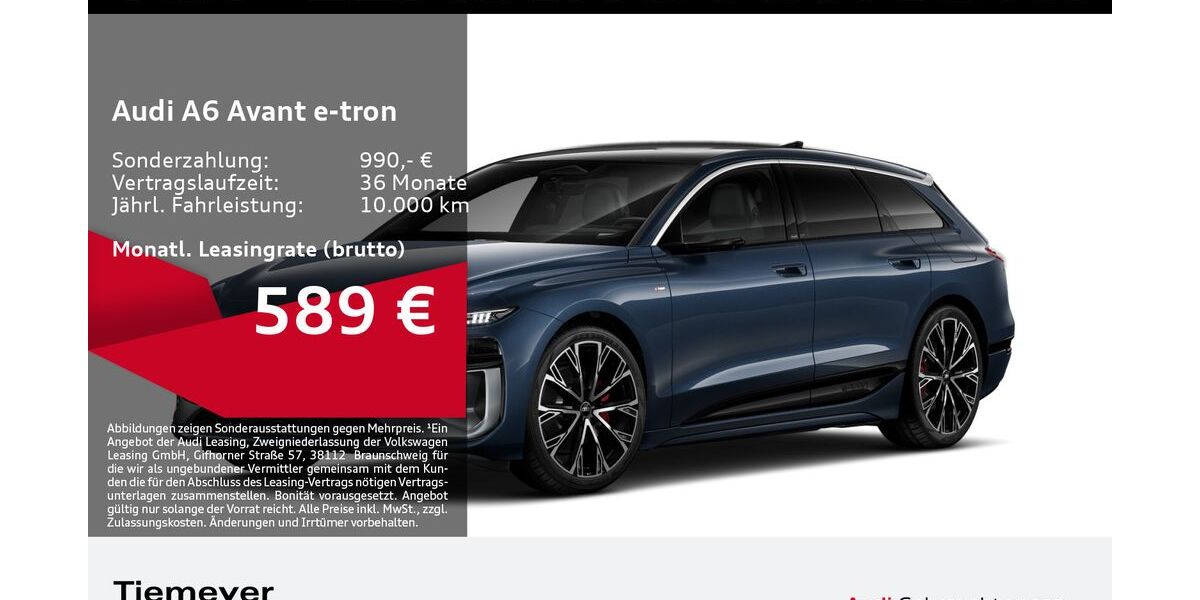 Audi A6 e-tron 14.289 km 62.490 &euro; Gelsenkirchen 45894