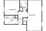 Etagenwohnung Bochum Harpen - 2 Zimmer, 48 m&sup2;, 99.000&euro; | Angebot:26570306