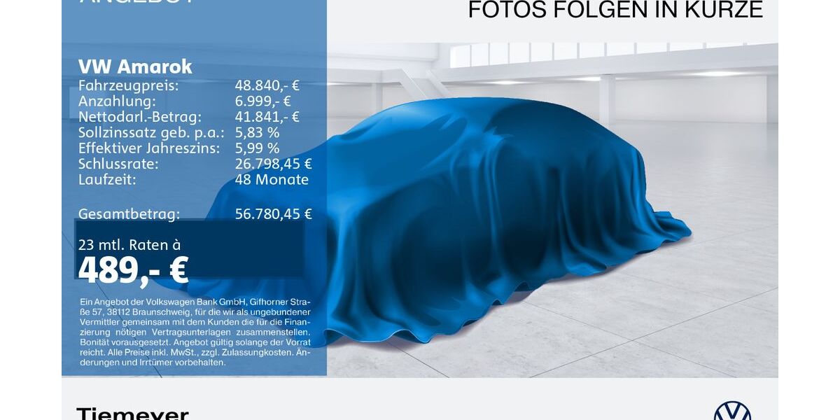 VW Amarok 16.957 km 47.740 &euro; Recklinghausen 45663