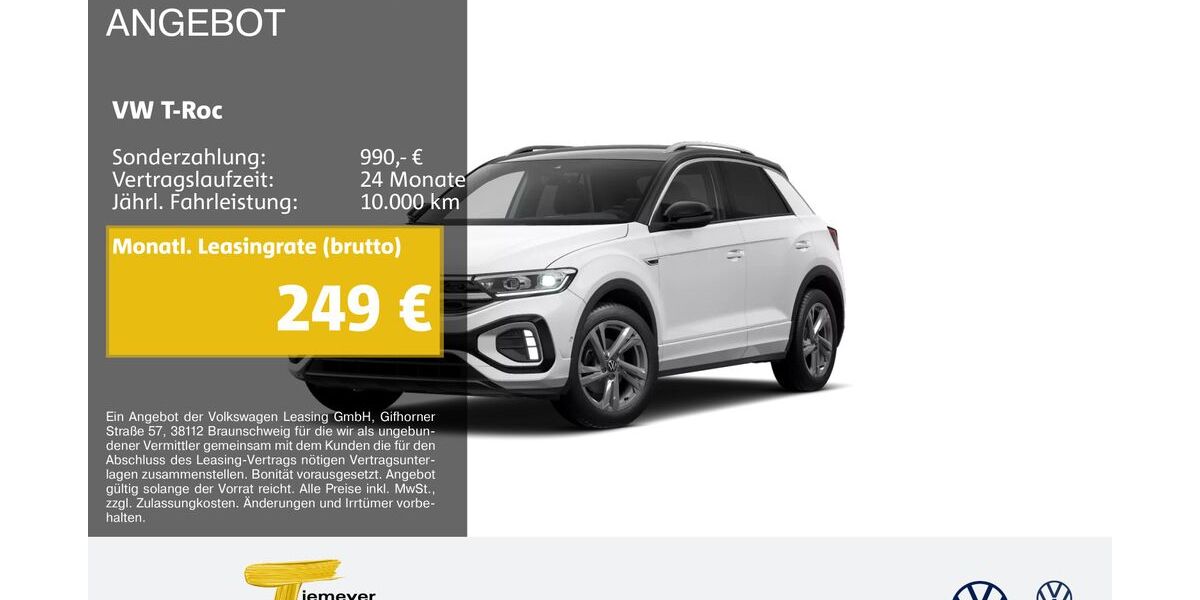 VW T-Roc 23.794 km 28.790 &euro; Castrop-Rauxel 44575