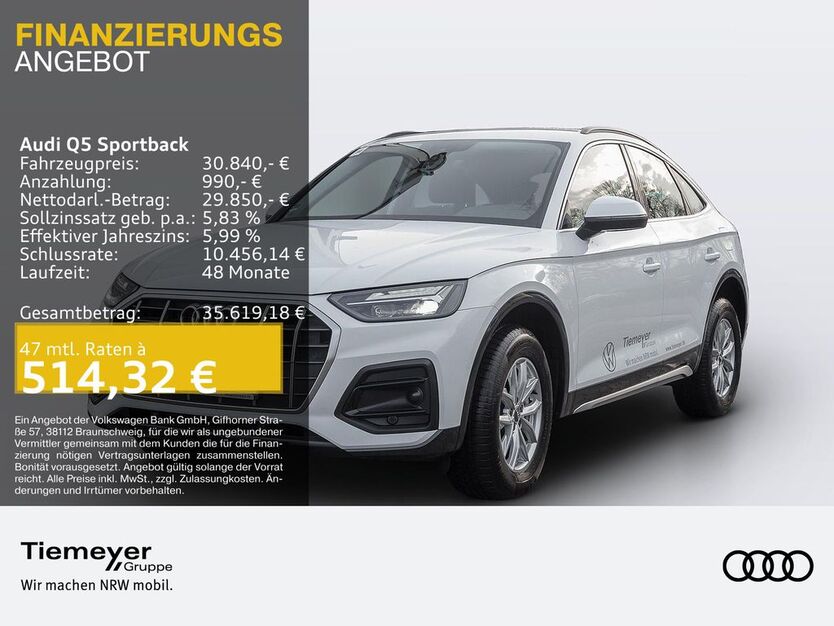 Audi Q5 135.990 km 28.860 € Bochum 44892