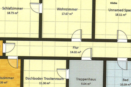 3-Zimmer-Dachgeschosswohnung mit großer Wohnküche in ruhiger Lage 3 zimmer