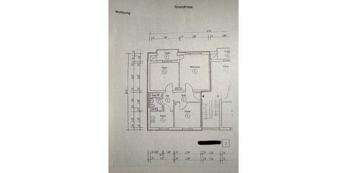 Etagenwohnung Dortmund Eving - 3 Zimmer, 62 m&sup2;, 168.000&euro; | Angebot:24577561