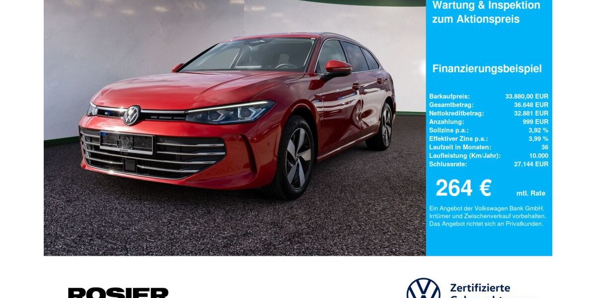 VW Passat 11.402 km 33.880 &euro; Menden 58706