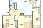 2,5-Raum-Wohnung + Büroraum, mit Tapeten und Laminatboden in Herne-Süd, ohne Balkon