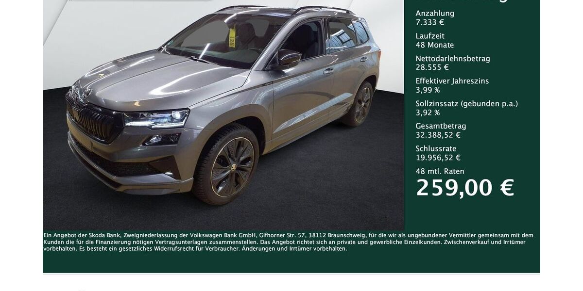 Skoda Karoq 17.693 km 35.688 &euro; Dortmund 44269