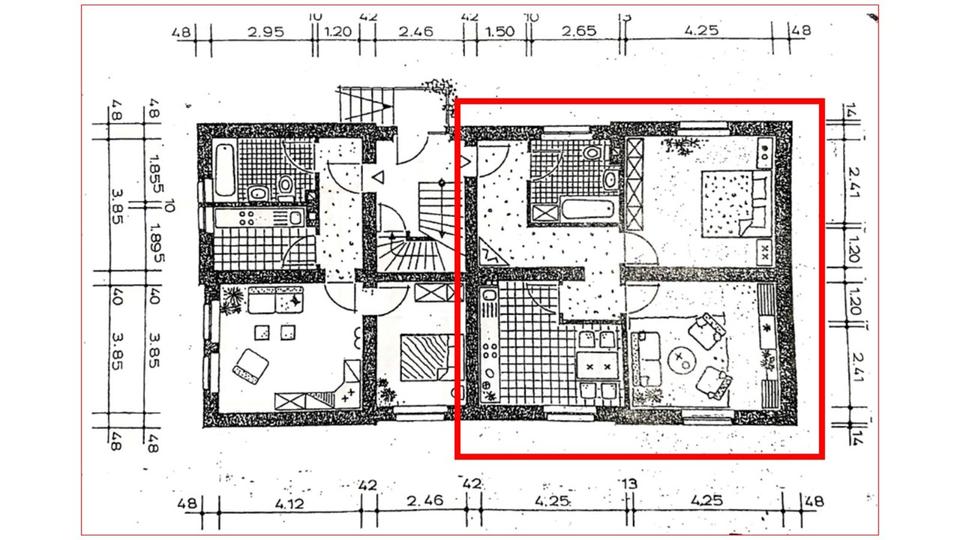 Hochparterre Dortmund Bövinghausen - 2.5 Zimmer, 64 m&sup2;, 150.000&euro; | Angebot:24258422