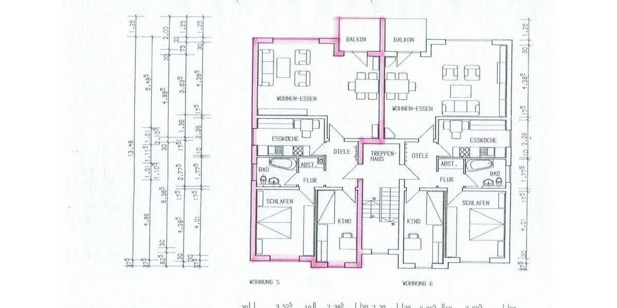 Dachgeschoßwohnung Recklinghausen Berghausen - 3.5 Zimmer, 83 m&sup2;, 628&euro; | Angebot:26380573