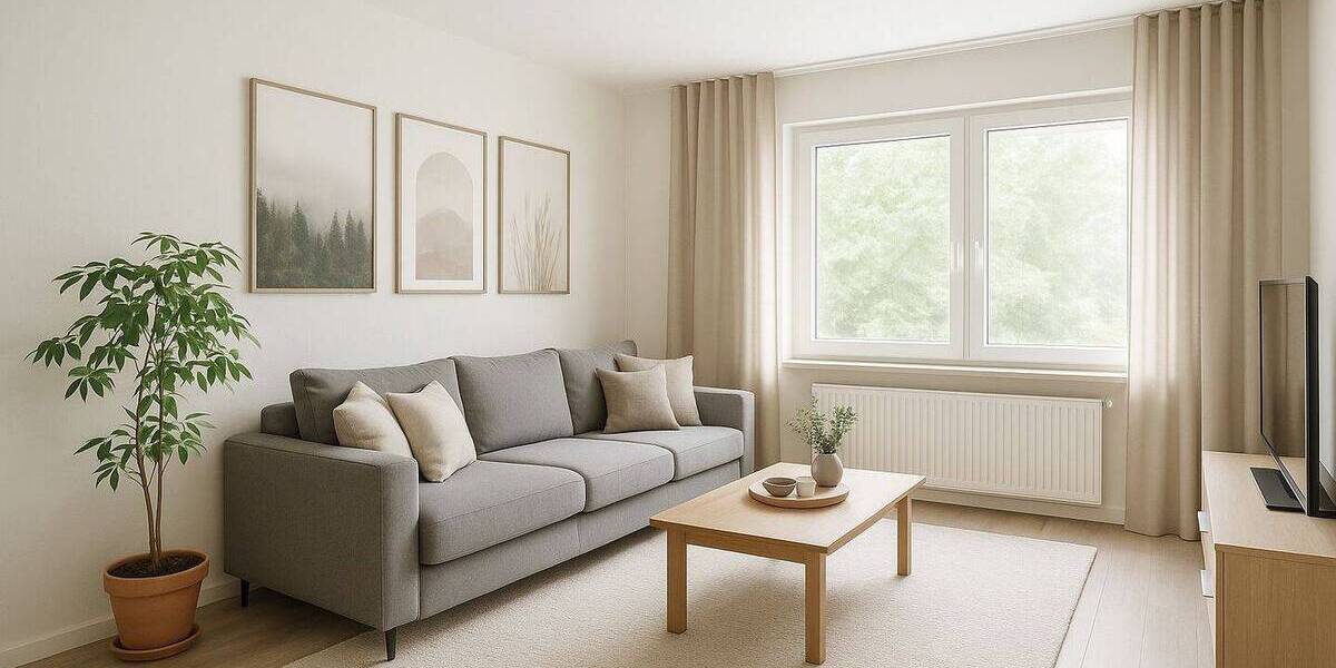 Ihre neue Eigentumswohnung: 3-Zimmer-Erdgeschosswohnung mit Balkon in ruhiger Wohnlage 3 zimmer