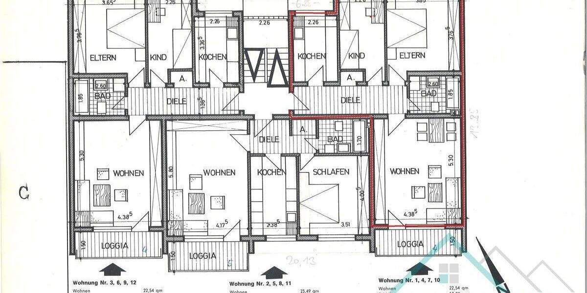 Etagenwohnung Iserlohn / Wermingsen Wermingsen - 3 Zimmer, 68 m&sup2;, 98.000&euro; | Angebot:24735053
