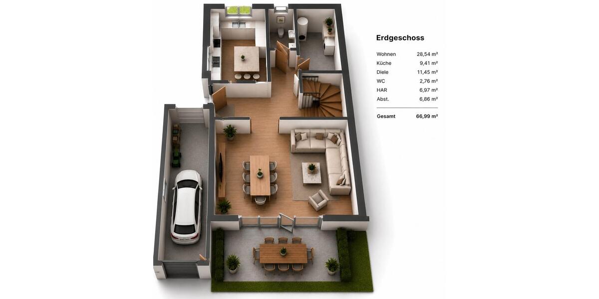 Doppelhaushälfte Ennepetal - 5 Zimmer, 140 m&sup2;, 535.000&euro; | Angebot:26531912