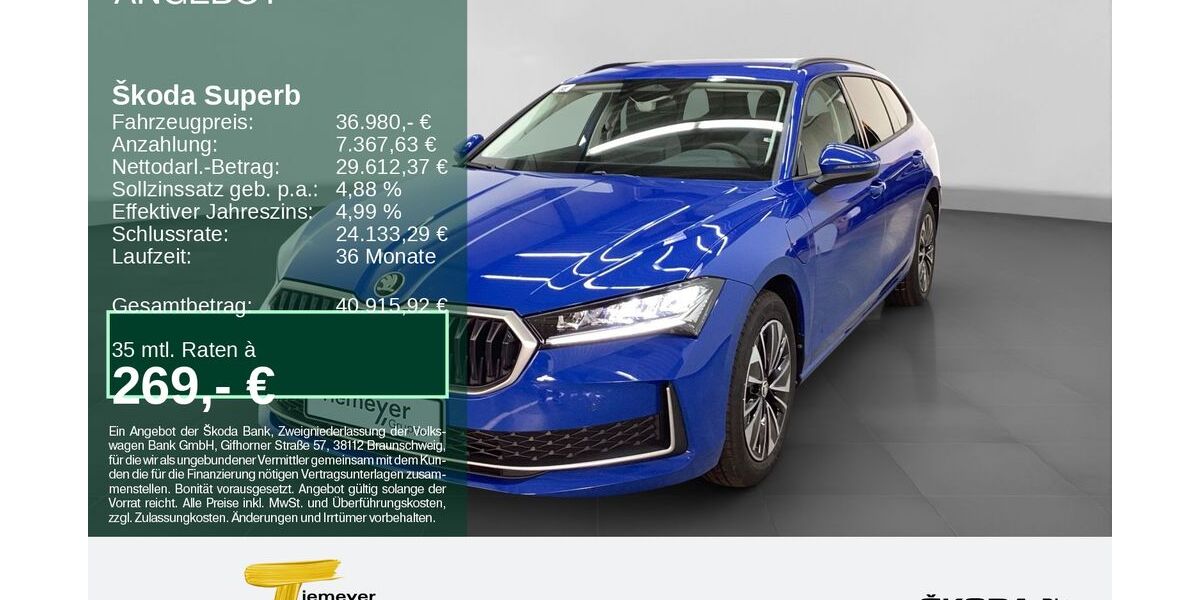 Skoda Superb 16.477 km 35.990 &euro; Bochum 44809