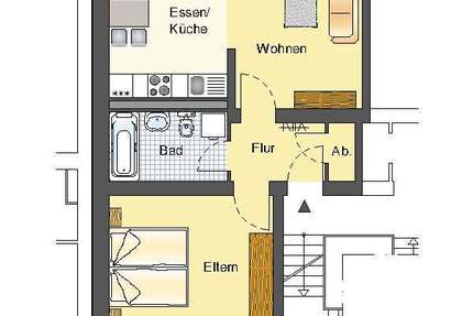 Wohnung Recklinghausen Süd - 2 Zimmer, 54 m&sup2;, 459&euro; | Angebot:26933392