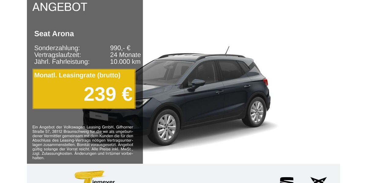 Seat Arona 24.061 km 21.890 &euro; Bochum 44809