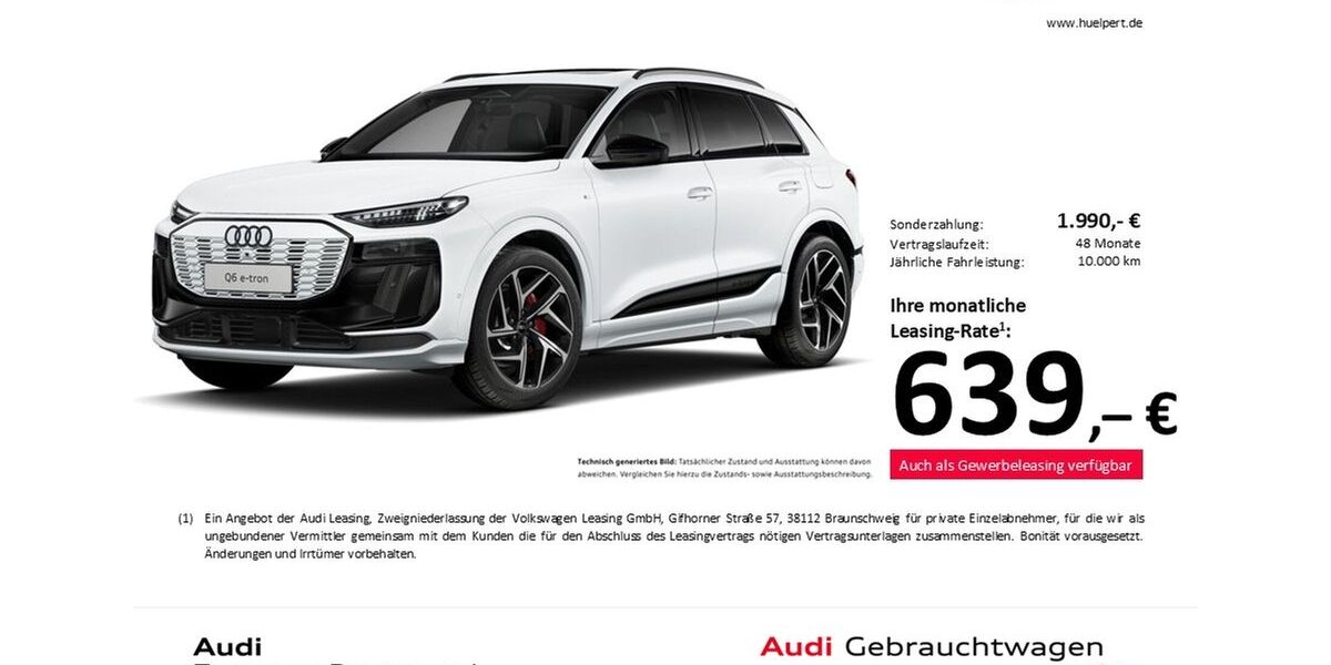 Audi Q6 e-tron 6.740 km 71.109 &euro; Dortmund 44143
