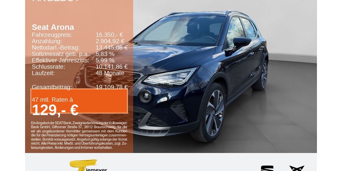 Seat Arona 64.735 km 15.850 &euro; Hemer 58675