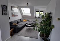 Gepflegte, lichtdurchflutete 2-Zimmer-DG-Wohnung mit EBK in RS