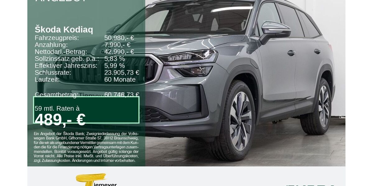 Skoda Kodiaq 3.999 km 46.880 &euro; Bochum 44809